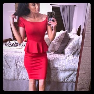 Peplum dress